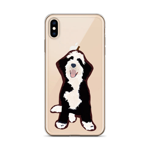 Bernedoodle iPhone Case